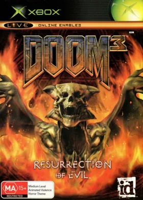 Doom 3 Resurrection of Evil (USA) box cover front